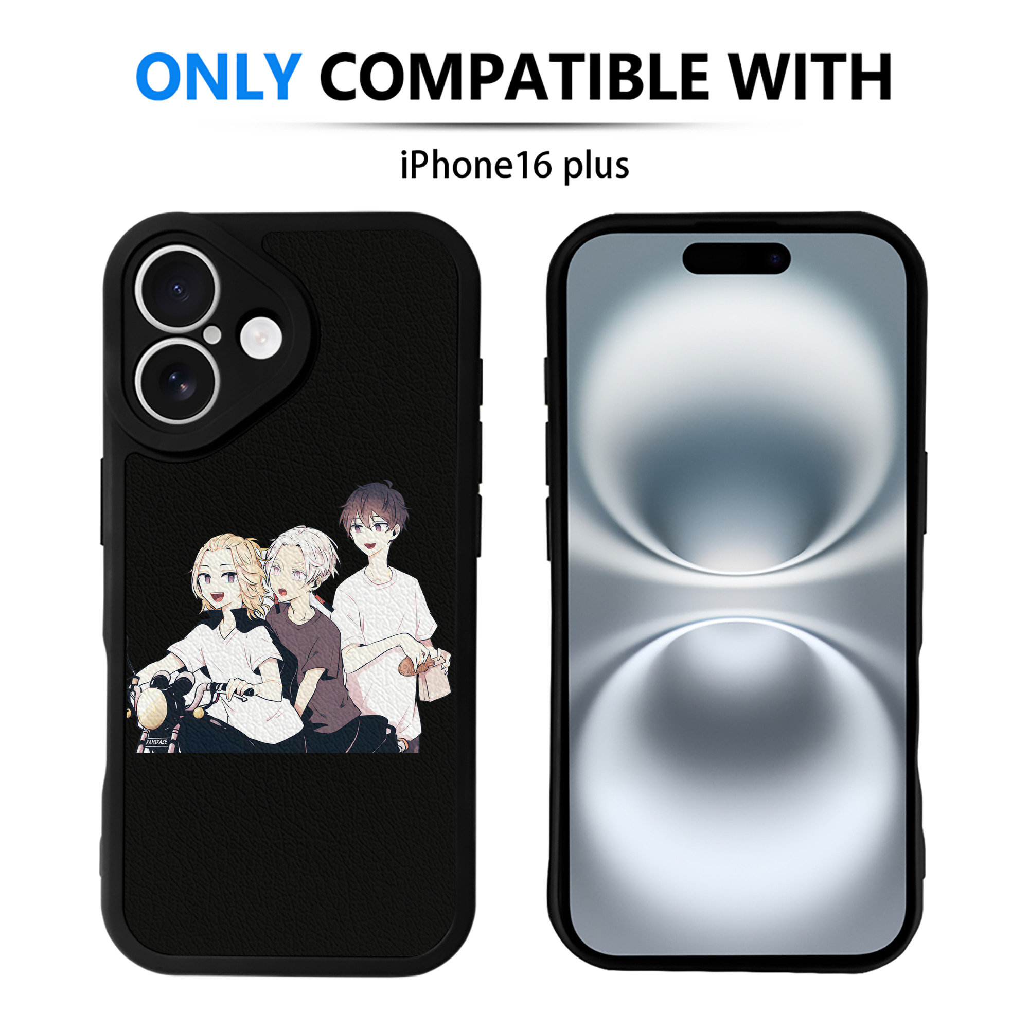 （画像用） 東京リベンジャーズ Tokyo Revengers 【iPhone 16シリーズ対応】シリコンスマホケース（レザー調） 材質：シリコン
